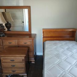 Twin bed, headboard, and frame only