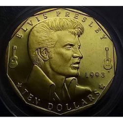 1993 Elvis Presley Commemorative Bundle - $10 Coin & First Day Covers - $25 (North Park / Morley Field)