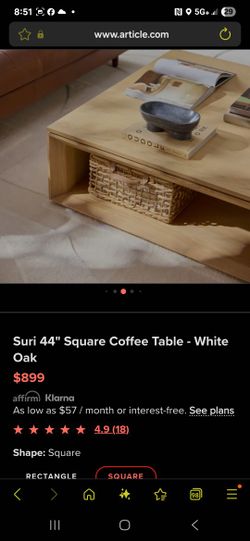 Gorgeous Coffee Table By Article