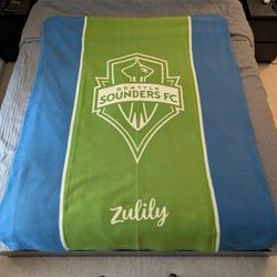 Seattle Sounders Blanket 60" x 48" Soccer
