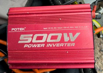 POTEK 500WATT POWER INVERTER Like New