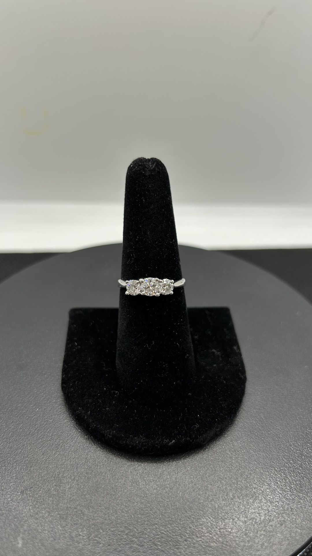 14KW 1CTW 3-Stone Engagement Ring