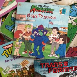 1986 My Pet Monster Goes to School Book By Dennis Fertig