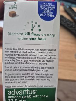 Flea chews