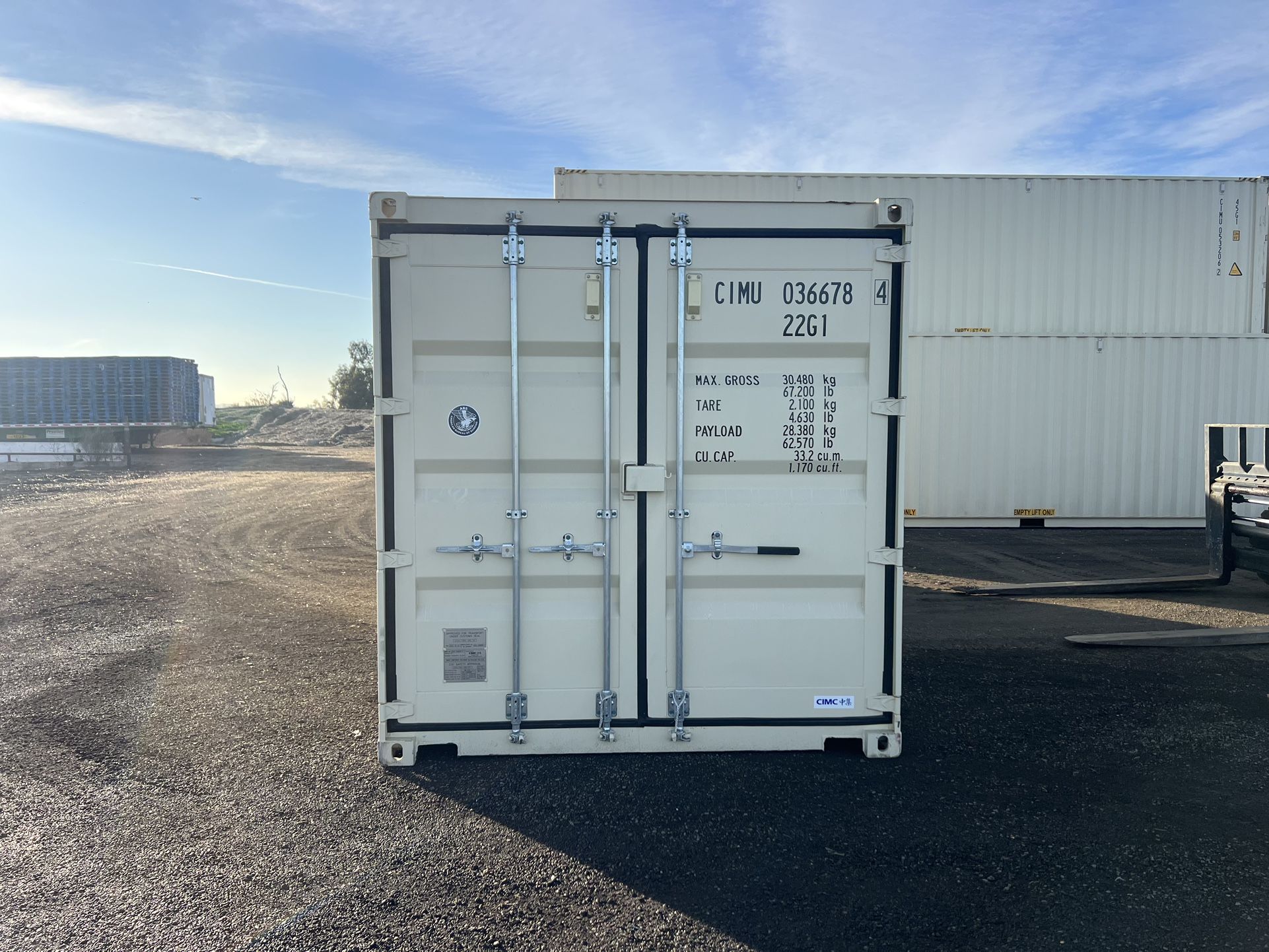 20 FOOT NEW 1 TRIP CONTAINER STD SHED,STORAGE,SHIPPING,CONEX