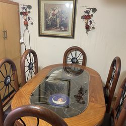 Wood dining Table Set