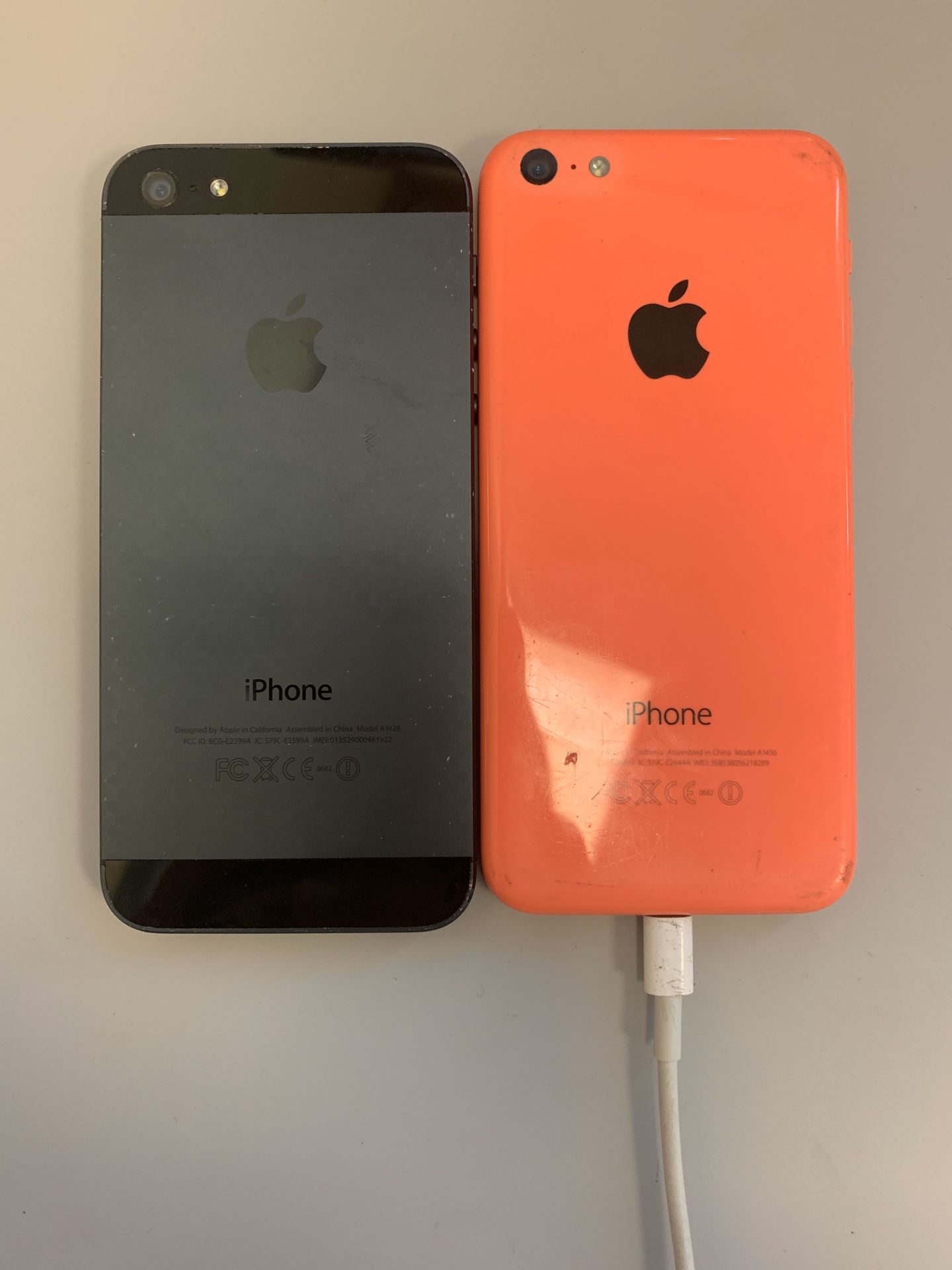 iPhone 5 and 5C