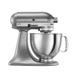 KITCHENAID Artisan 5 Quart Tilt-Head Stand Mixer (Model: KSM150PS - Color: Contour Silver)