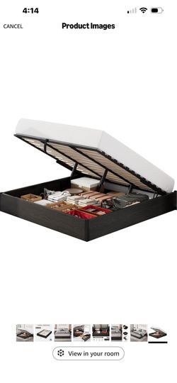 Lifting storage bed