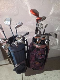 2 set golf Clubs Complete taylormade set and golden bear with bag