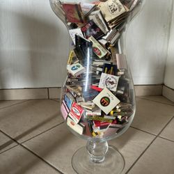 Collectible Matches And Large Vase