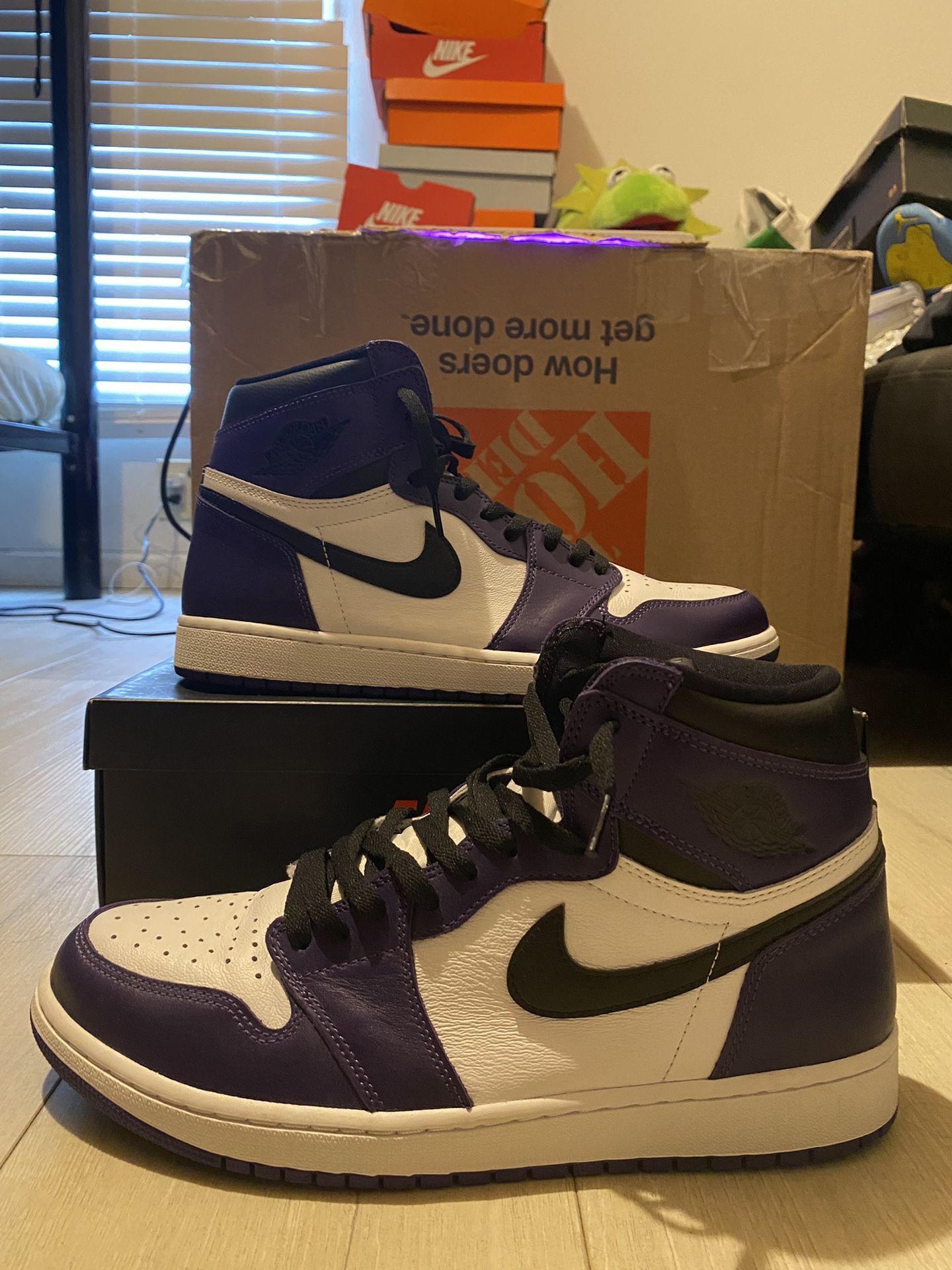 Jordan 1 High Court Purple