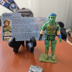 Original 3.75 " Gi Joe Blaster Complete 