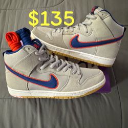 Nike SB Dunk High Premium “New York Mets” Shoes Size 12