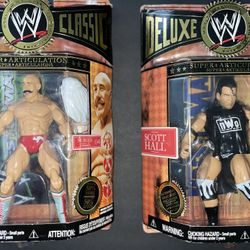 Wwe Deluxe Classic Scott Hall & Iron Sheik Action Figures Jakks Pacifc 