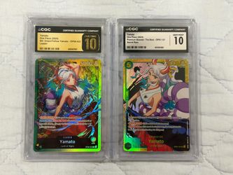 CGC Graded Yamato One Piece Card Lot x2