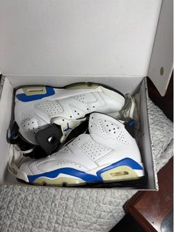 Air Jordan 6 Retro Sports Blue size 9