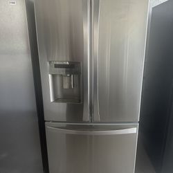 33 Wide French Door Stainless Steel Refrigerator 