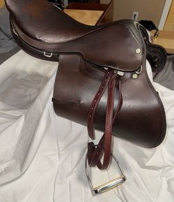 Corinthian By Crosby Brown Leather Saddle Made In England