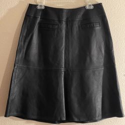 100% Leather Size 12 Skirt 