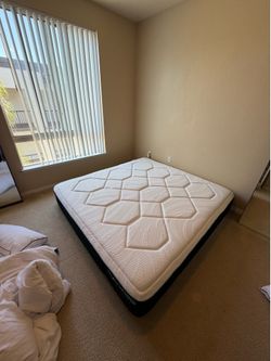 Infinity Sleep Cool Hybrid King Mattress – 12” Memory Foam