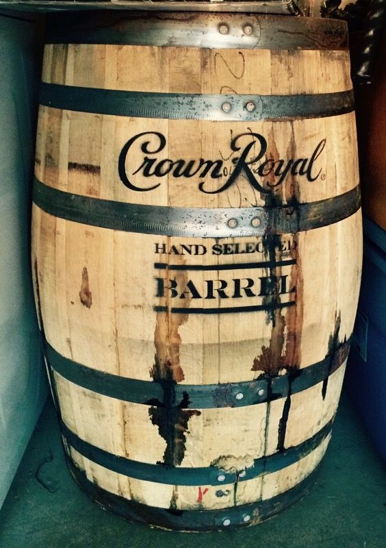 Crown Royal Barrel (Empty)