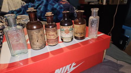 Vintage Medicine Bottles Selling All Together