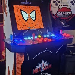 Shaq Edition NBA Jam Arcade1up Cabinet With Over 15,000 Video Games 