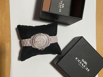 Blushed Ceramic Coach Watch - Rare Print