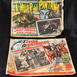 1940’s Rare Vintage Foreign Movie Posters