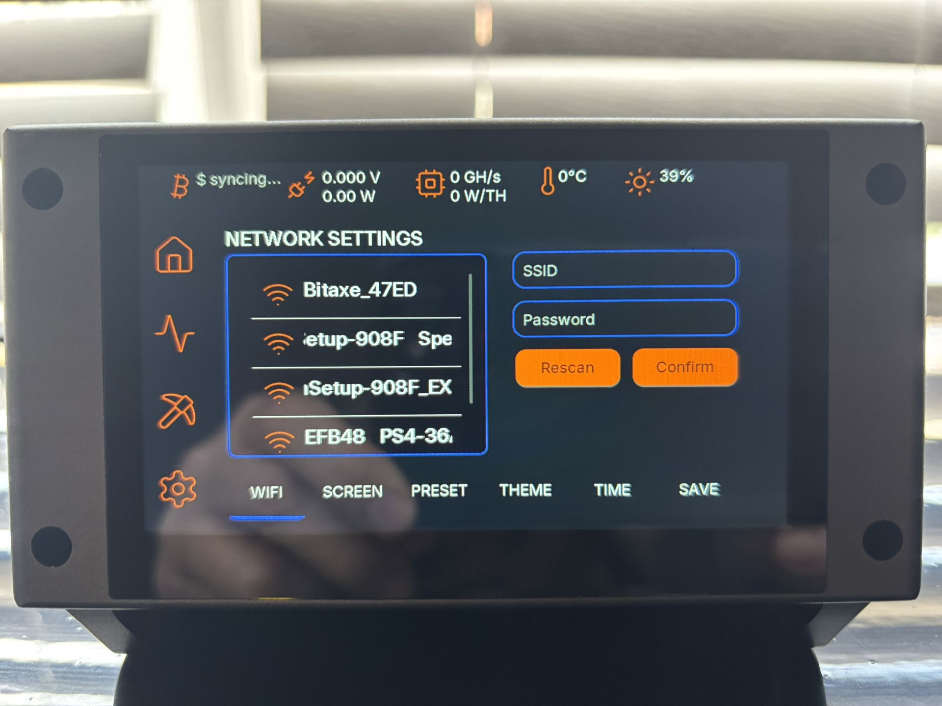 Bitcoin Miner ACS Bitaxe Touch
