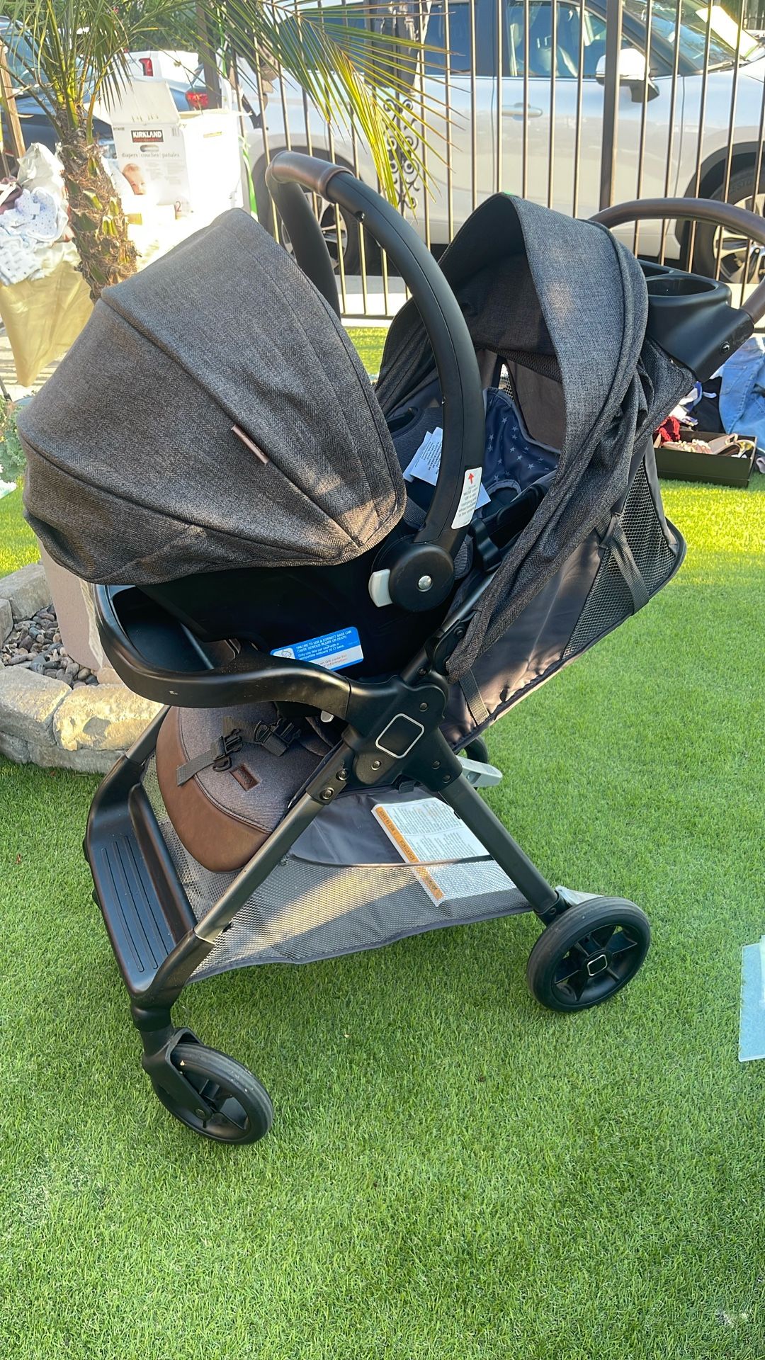 Safety first Stroller & Car Seat Grey And Brown