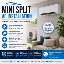 Mini split AC in stallation