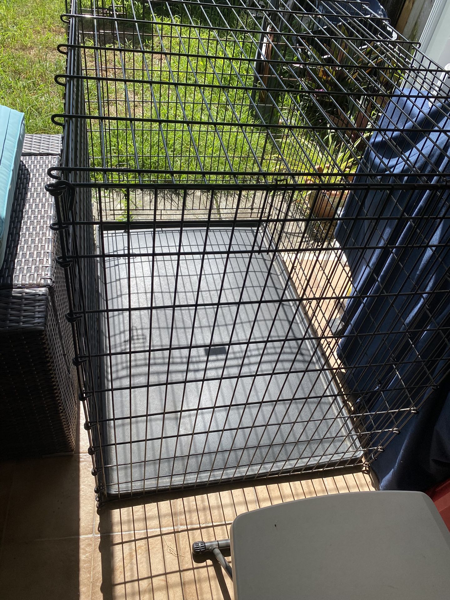 Extra Large Pet Two Door Cage with Tray READ!