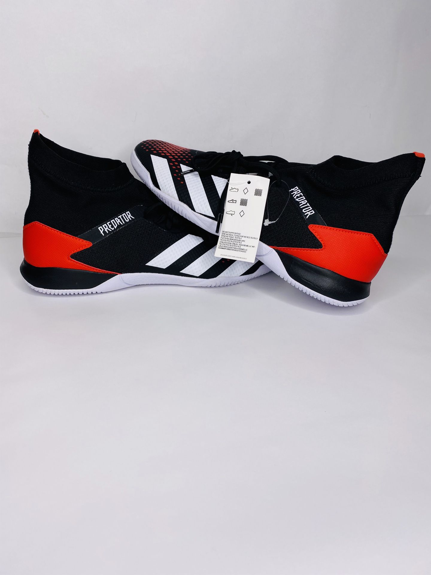 New Adidas Predator 20.3 IN Indoor Soccer Shoes Futsal Sz 10 Black-White-Red X. Shipped with USPS Priority Mail. Brand new without original box 100%