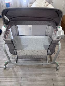 Ingenuity Gray Baby Bassinet