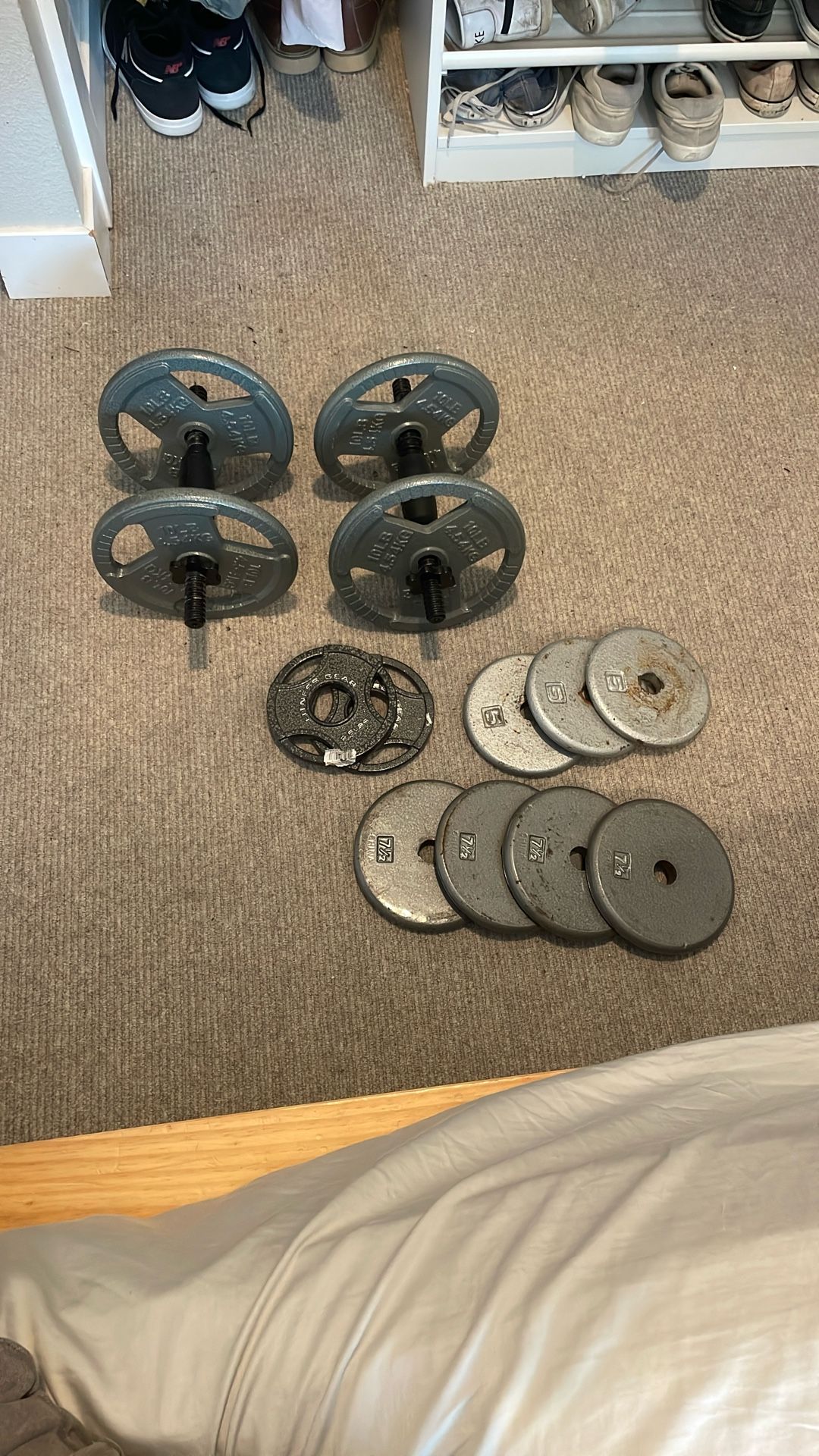 Dumbbells And Lifting Weights