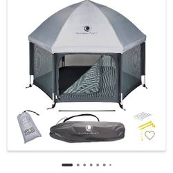 Like New California Beach Co. Pop ‘N Go Play Tent — Perfect for Beach, Park, Backyard!