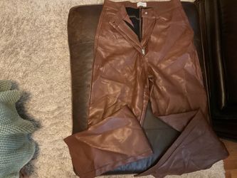 ARITZIA WILFRED FAUX LEATHER PANTS