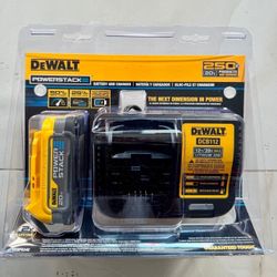 Dewalt New  Kit Battery Power Stack And Charger 