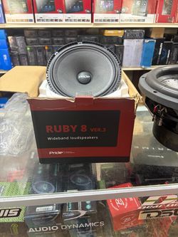 Ruby 8 Pride speakers