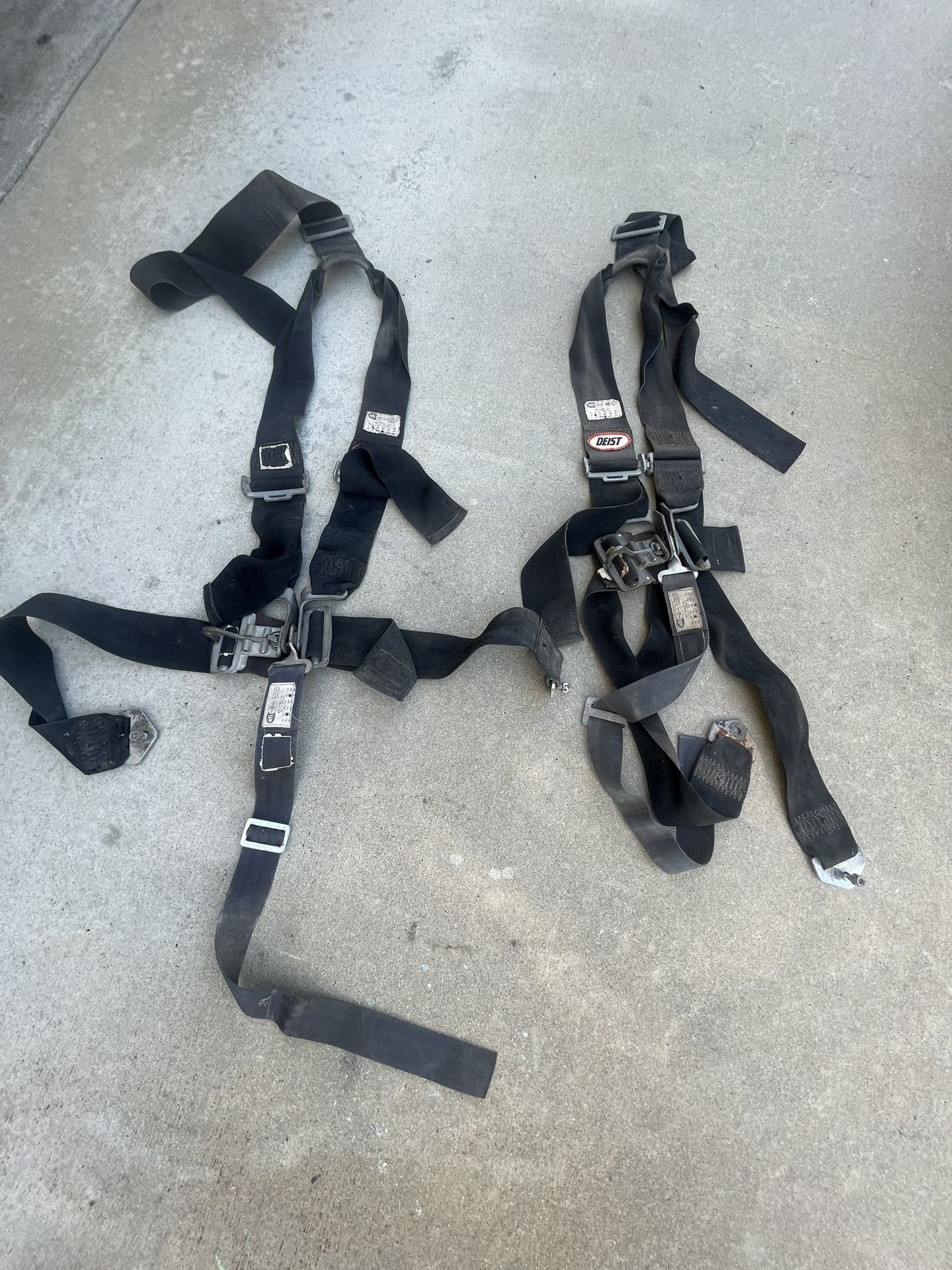 DEIST 4-point Harness Seatbelts Used