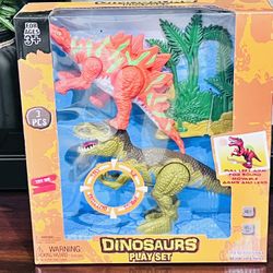 New Dinosaur Set Make Sounds $$$20 