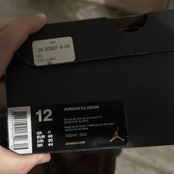 Jordan Illusion size 12 