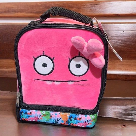 UglyDolls Insulated Lunch Box, Dual Compartment Ugly Dolls Lunch Bag - Lunchbox