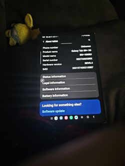 Samsung S8 Plus Tablet 5g 128gig + 256gig Card