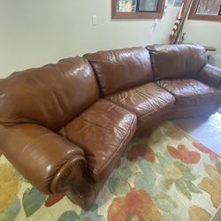 Flexsteel Leather Couch