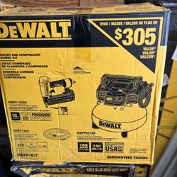 Dewalt Nailer Compressor Combo