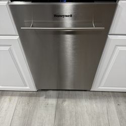 Honeywell 18 Inch Dishwasher with 8 Place settings, 6 Washing Programs, Stainless Steel Tub, UL/Energy Star- Stainless Steel