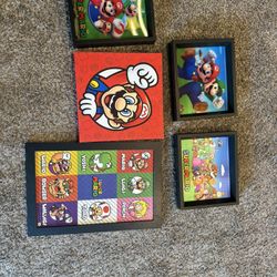 Super Mario Bros Picture Frames/Decoration